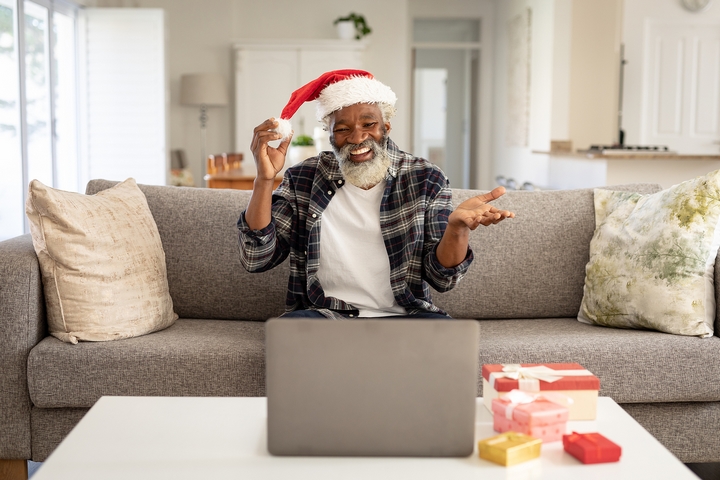 Holiday Stress Management Tip #3: Use technology to connect with friends & family over the holidays.