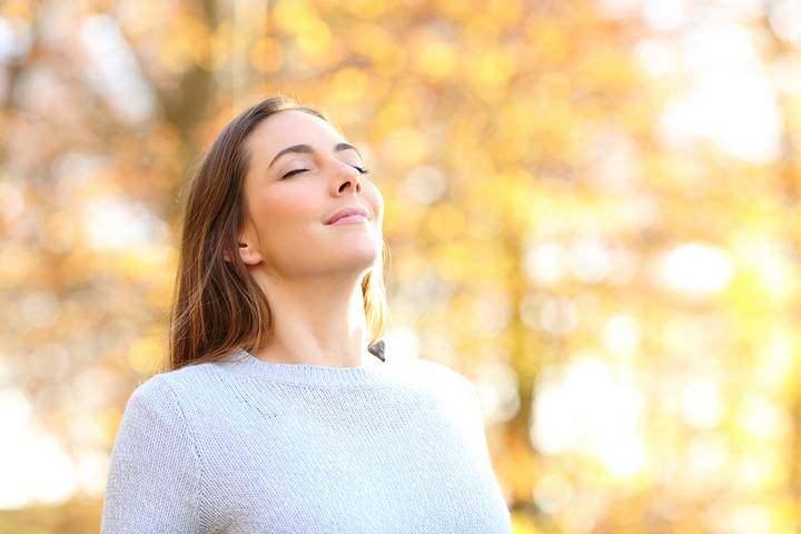 Calm down with breathing exercises for stress.